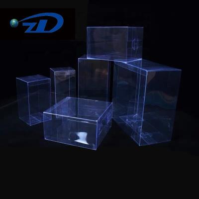 China Recyclable Clear PVC PP PET Gift Packaging Folding Transparent Plastic Box for sale