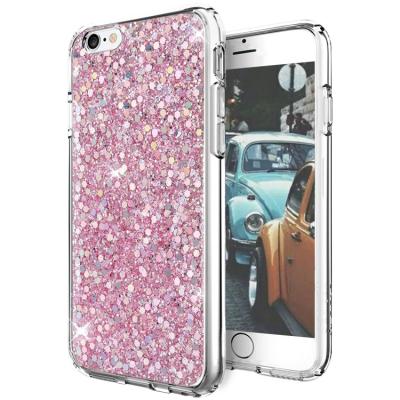 China Hot Selling Anti khock For Bling Case , Glitter Cell Phone Iphone Case For Iphone 6S Plus Case for sale