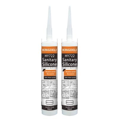 China Antifungal Self Leveling Concrete Caulk Bathroom Silicone Sealant for sale