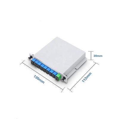 China FTTX PLC Fiber Optic Equipment 1:8 Fiber Optic PLC Splitter for sale