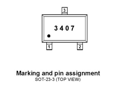 China Transistor de poder superior de superfície P da montagem MX3407 - tipo de canal RoHS habilitado à venda