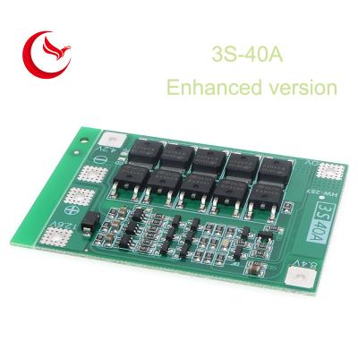 중국 3S-40A 18650 18uA BMS 프린트 회로 기판 조립 판매용