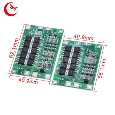 Chine Assemblée de 12.6V 3S60A BMS Led Pcb Board pour le chargeur de batterie pour des services d'ensemble de carte à vendre