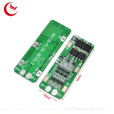 中国 12V 12.6V PCB BMSのサーキット ボード アセンブリへの3S 15A 3シリーズ11.1V電子工学のサーキット ボード 販売のため