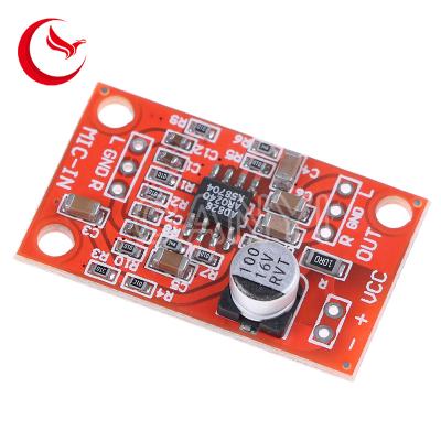 China FR4 AD828 Stereo Dynamic Microphone Preamplifier Board HASL for sale