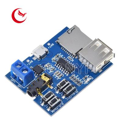 China Custom Printed Circuit TF Card Pcb Board U Disk MP3 Format Decoder Board Module Amplifier Decoding Audio Player for sale