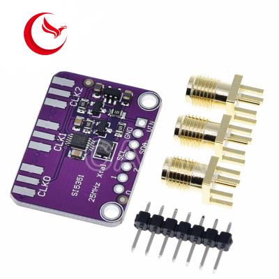 중국 CJMCU-5351 Si5351A I2C 시계 발생기 브레이크아웃 보드 8KHz-160MHz 판매용