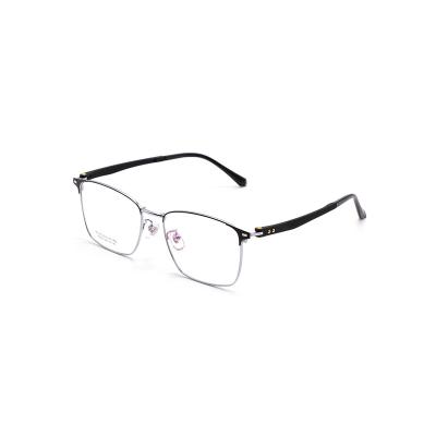 China Lightweight High End Matching Titanium Color Glass Eyeglasses Frames For Women for sale