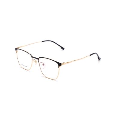 China Lightweight Customized 4 Colors Mens Ultralight Prescription Titanium Eyeglass Frames for sale