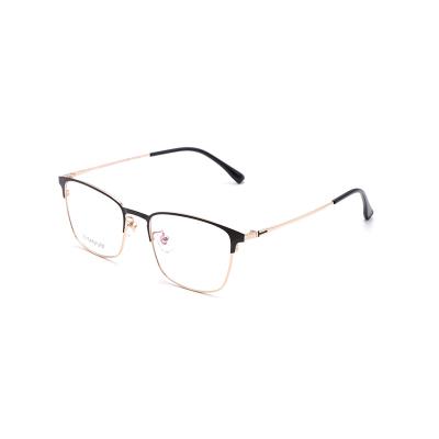 China New Arrival Full Rim Titanium Glass Light Cheap Metal Eye Glasses Optical Frames for sale