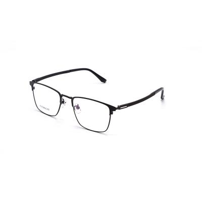 China Lightweight Traditional Design Custom Size Metal Eye Glass Eyeglass Frames For Men for sale