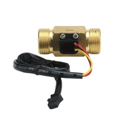 China Brass Supply Customization Brass Outer G3/4 Thread Micro Switch Flow Sensor Water for sale