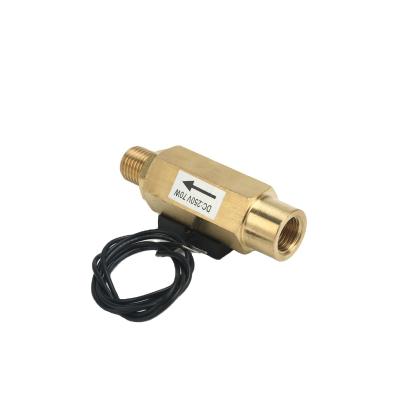 China Brass Magnetic Type G1/4 Internal Outer Thread Drinking Micro Water Flow Switch For Refrigerators for sale