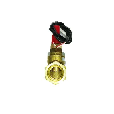 China Factory direct sales G1/2 brass internal sensor two-way thread brass electronic water flow switch for sale