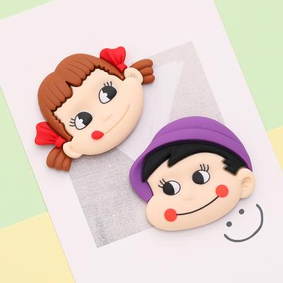 China European Cartoon Boys and Girls Resin Cabochon Children's Hair Bow Centerpiece Accessories Jewelry Dropshipping for sale