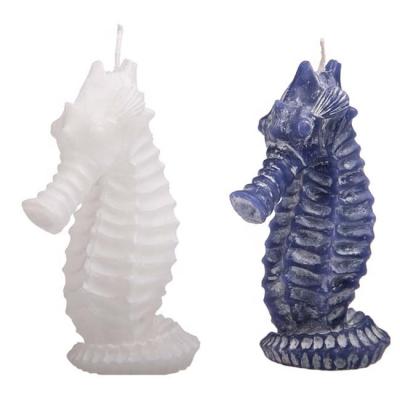 China Seahorse Flameless Handmade Sensitive Candles for Birthday Party Wedding Spa Home Decoration for sale