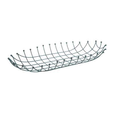 China Wire Viable Fruit Basket, Fruit Basket Oval Table Decorative Metal Centerpiece Holder, Countertop Fruit Bowl for Fruit Vegetable for sale