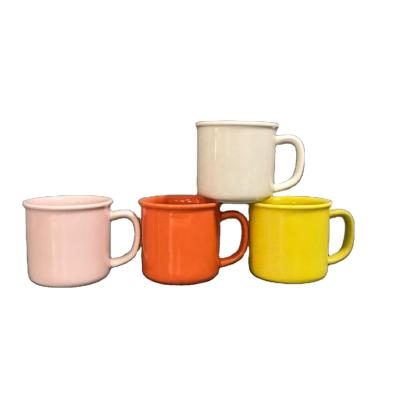 China Viable Custom Wholesale Personalized Ceramic Coffee Mugs White for sale