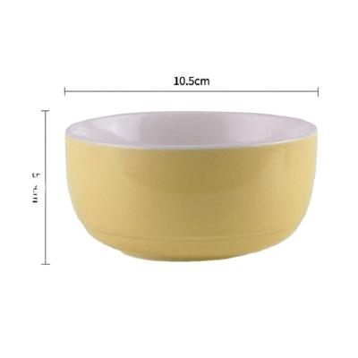 China Serving Minimalist Colorful Ceramic Soup Porcelain Latest Fashion Ceramic Bowl for sale