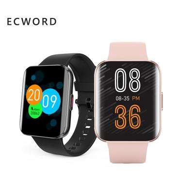 China 2021 New fashion Touch Plus Smart watch Dynamic heart rate Temperature IP67 waterproof Multi-sport mode wrist smartwatch for sale