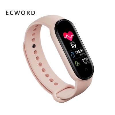 China Good price m5 fitness tracker bracelet with phone call m4 silicone strap smart watch mi band 4 5 6 for sale