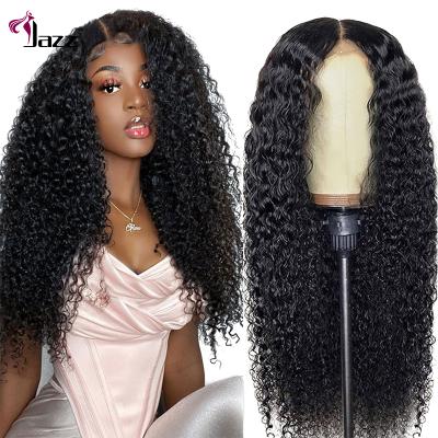 China Wholesale 4x4 Lace Closure Brazilian Kinky Curly Kinky Curly Full Lace Wigs Remy Human Hair Wigs With Baby Hair for sale