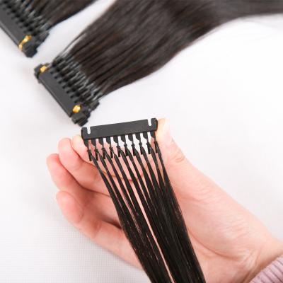 China Curly 6d Human Hair 100% Unprocessed Virgin Human Hair Extension for sale