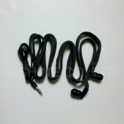 China New drawcord inbuilt MP3 earphone manufacturer washable headphone factory for sale