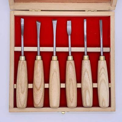 China Customized LOGO Good Quality Chisel 6pc Wood Chisel Wood Carving Chisel for sale