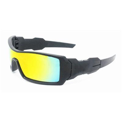 China sports & High End Safety One Piece Outdoor UV400 Riding Driving Sports Colored Windproof Glasses for sale