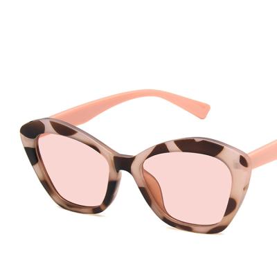 China Fashion Sunglasses Retro Custom Logo UV400 Custom Logo Jelly METAL HINGE Pentagonal HINGE Irregular Sunglasses For Outdoor Unisex for sale