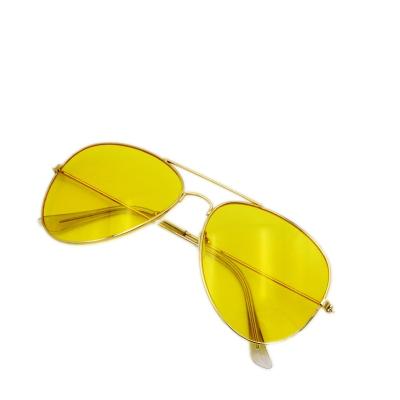 China Fashion Daily Classic Retro Metal Driving Outdoor Night Vision Big Glass Frame Sunglasses for sale