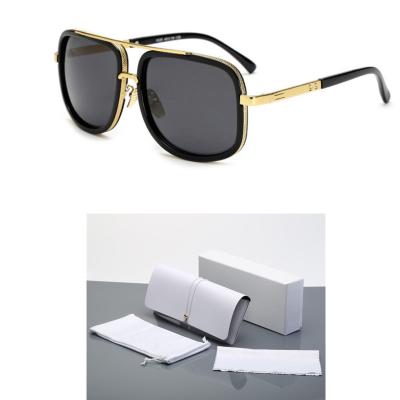 China European and American hot sale anti-glare metal beam sunglasses 2021 retro dual fashion for men and women general sunglasses wholesale for sale