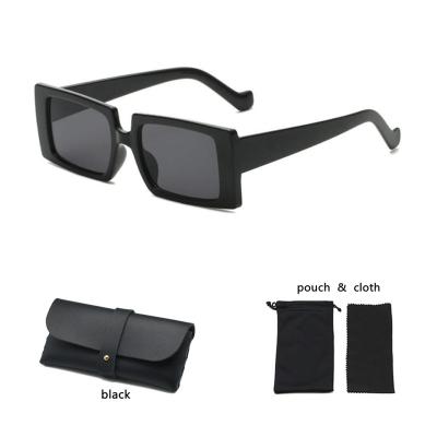 China European and American 2021 new fashion large anti-glare trend square sunglasses for men and women for sale