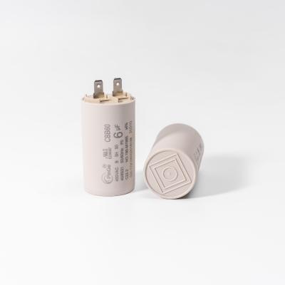 China Cbb60 AC Motor Capacitor Cbb60 25uf 450v Rohs Capacitor For Water Pump for sale