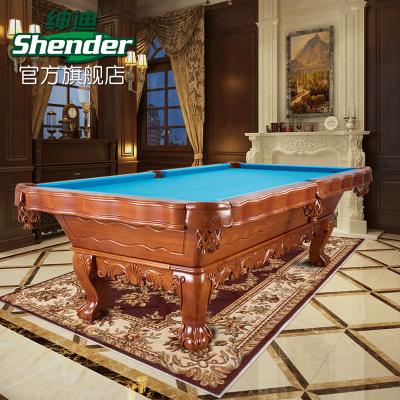 China Real Leather& 7ft/8ft/9ft shender billiard steel pool table for sale for sale