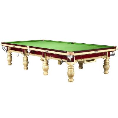 China IBSF Pocket Leather Snooker Pool Table For Sale,Shender Best Tournament 12ft Snooker Table Price Sale for sale