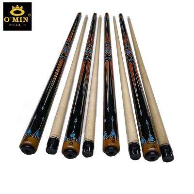 China 2021 New Custom OMIN Series Cue Top Quality Handle Maple Wood Snooker XF-D02/D03 Billiard Cue for sale