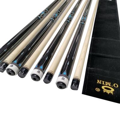 China 2021 New Custom OMIN Series Cue Top Quality Handle Maple Wood Snooker XF-D02/D03 Billiard Cue for sale