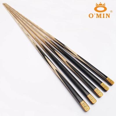 China O'MIN Victory Aged Ebony Wood 3/4 Jointed Pool Cue Handmade Billiards Sticks Billiard Ball Victory for sale