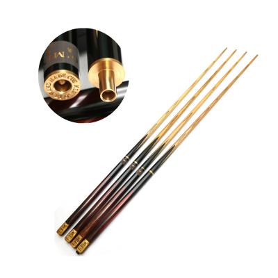 China O'MIN Hellip Aged Ebony Wood 3/4 Jointed Hellip Glue Pool Cue Handmade Billiards for sale