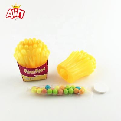 China Normal Plastic Fries Box With Independent Packing Mini Jelly Bean Candy for sale