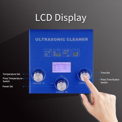 China Laboratory Low Noise Desktop Glassware Glass Pipes Bottle 3.2L Ultrasonic Cleaner Machine zu verkaufen