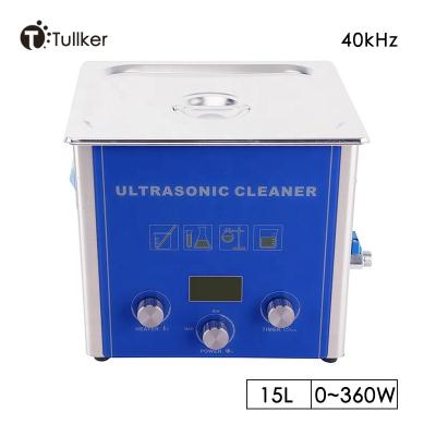 China Low Noise Power Set PCB Board Metal Dust Degreasing 15L Industrial Ultrasonic Cleaner zu verkaufen