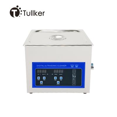 China Tullker Ultrasonic Cleaner 10L PCB Motherboard Cylinder Injector Oil Rust Remove Ultra Sonic Cleaning Tank zu verkaufen