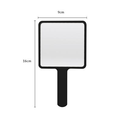 China Custom small mini handheld mirror magic stand glass salon light MZ-01 overlay mirror for sale