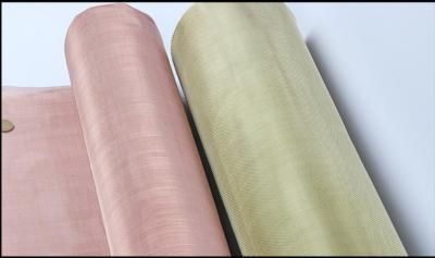 China Electromagnetic shielding copper wire mesh cloth en venta