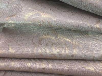 China silver fiber flower printed anti radiation fabric for sale