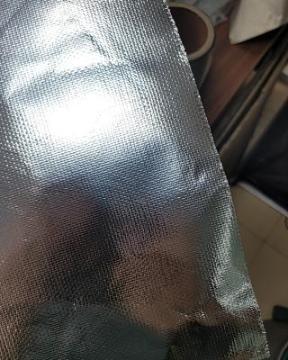 China EMF/RFID blocking aluminum foil fabric for sale