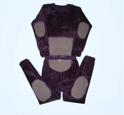 China Far-infrared magnetic tourmaline physiotherapy underwear suits self-heating hot undersuits for sale